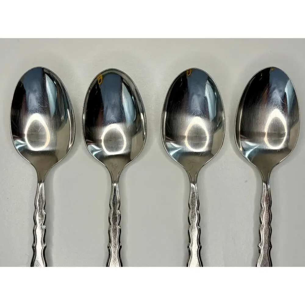 Oneida Cello Place/Oval Soup Spoon Set of 4